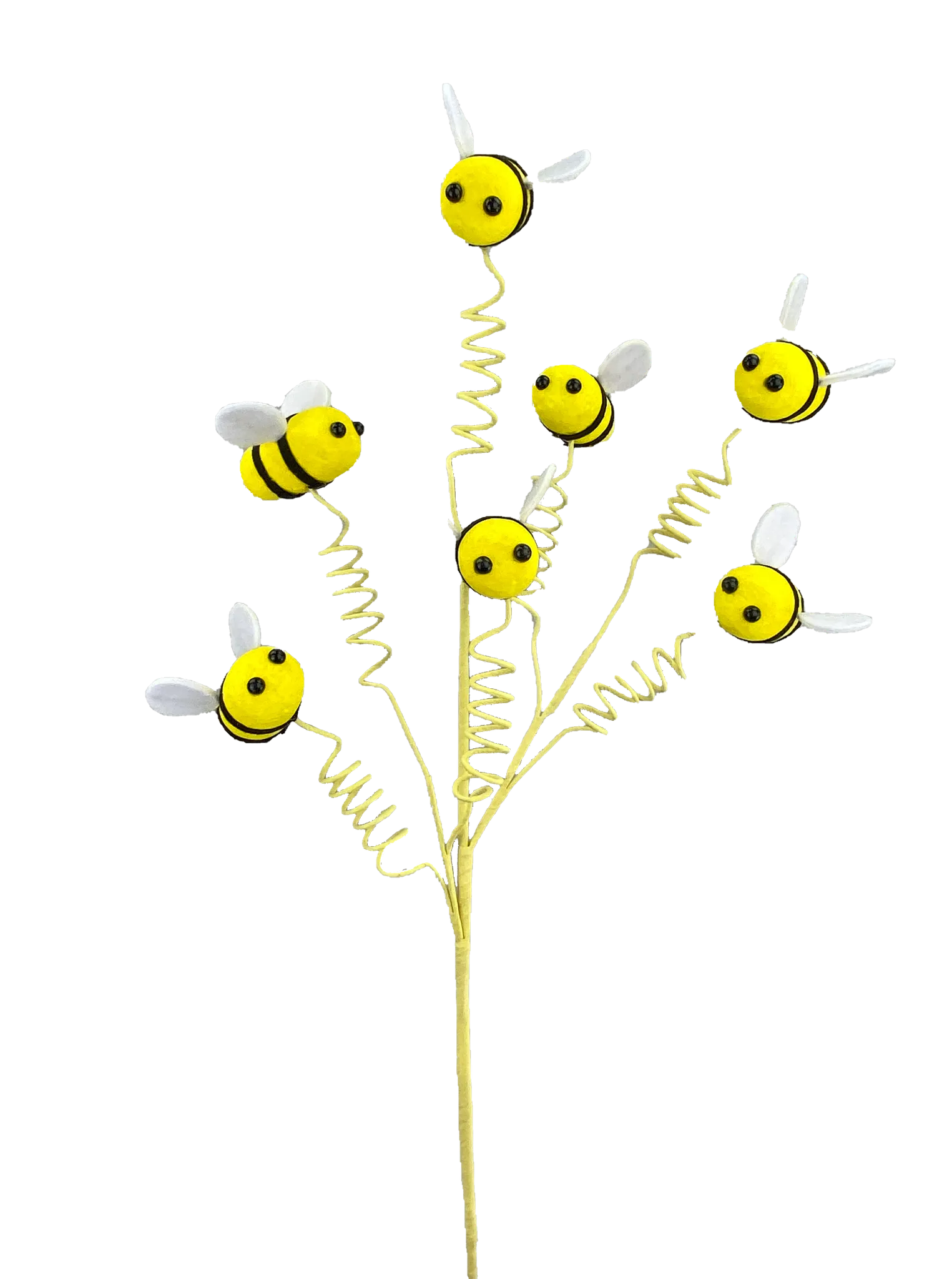 29" Yellow Bee Spray with 7 Stems  63014YW