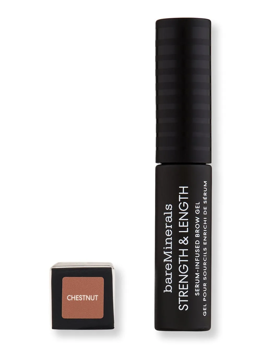Bareminerals Strength & Length Serum-Infused Brow Gel 0.16 fl oz 5 ml Chestnut
