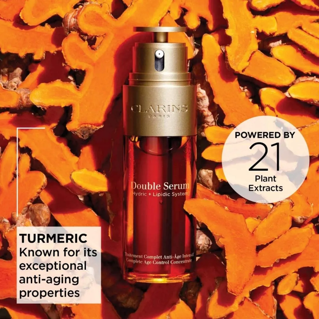 Clarins Double Serum Complete Age Control Concentrate | Firming and Smoothing Anti-Aging | 50 ml.
