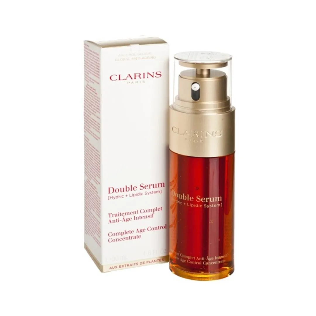 Clarins Double Serum Complete Age Control Concentrate | Firming and Smoothing Anti-Aging | 50 ml.