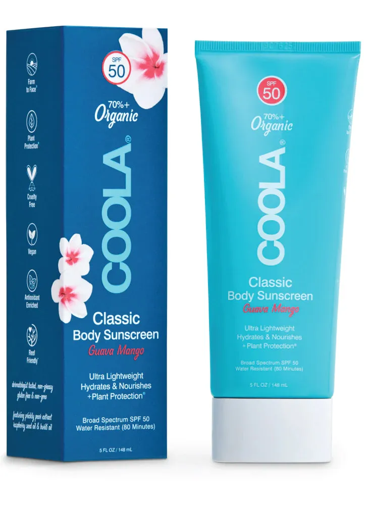 Coola Classic SPF50 Body Lotion Guava Mango