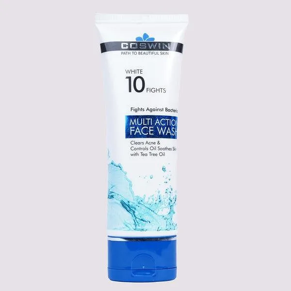 COSWIN BLACK SEAAD AND WHITE RICE FACE WASH 100ML
