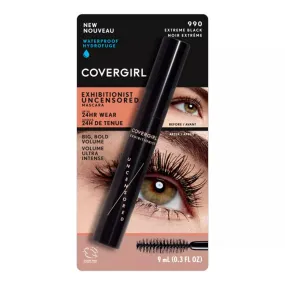 COVERGIRL - Exhibitionist Uncensored Mascara Waterproof Extreme Black 990 - 0.3 fl oz (9 ml)
