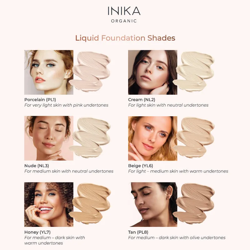 Inika Organic Liquid Foundation 30ml