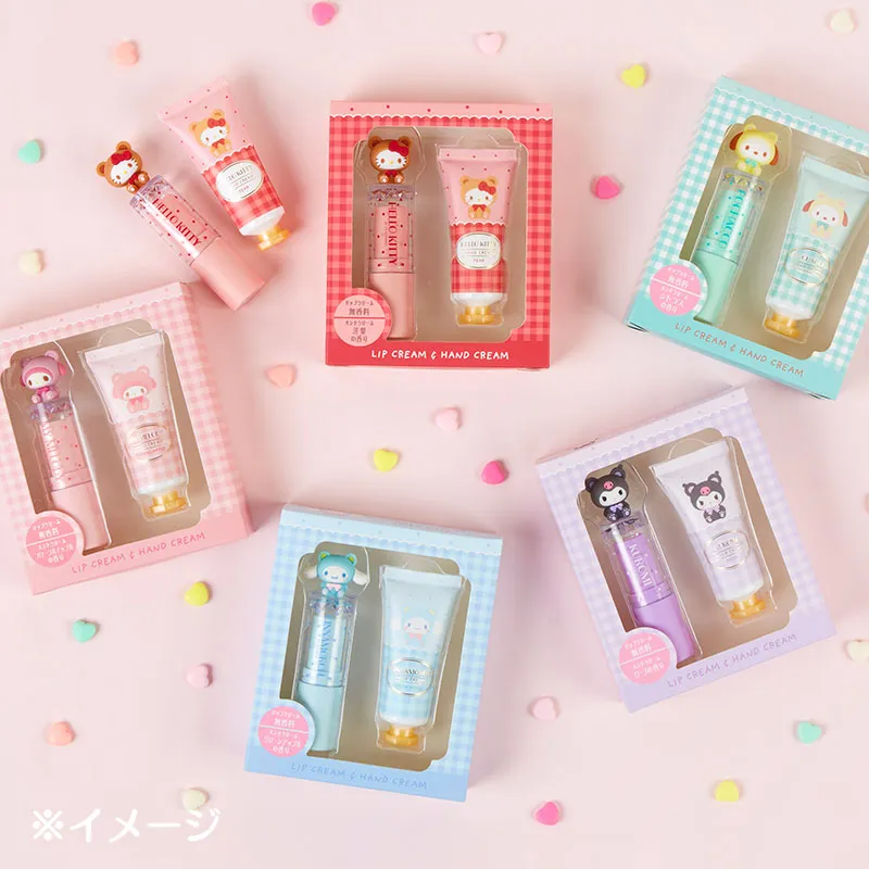 Japan Sanrio - Pochacco Lip Balm & Hand Cream Box Set (Bear Motif)