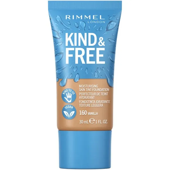 Kind & Free wegański podkład nawilżający 160 Vanilla 30ml