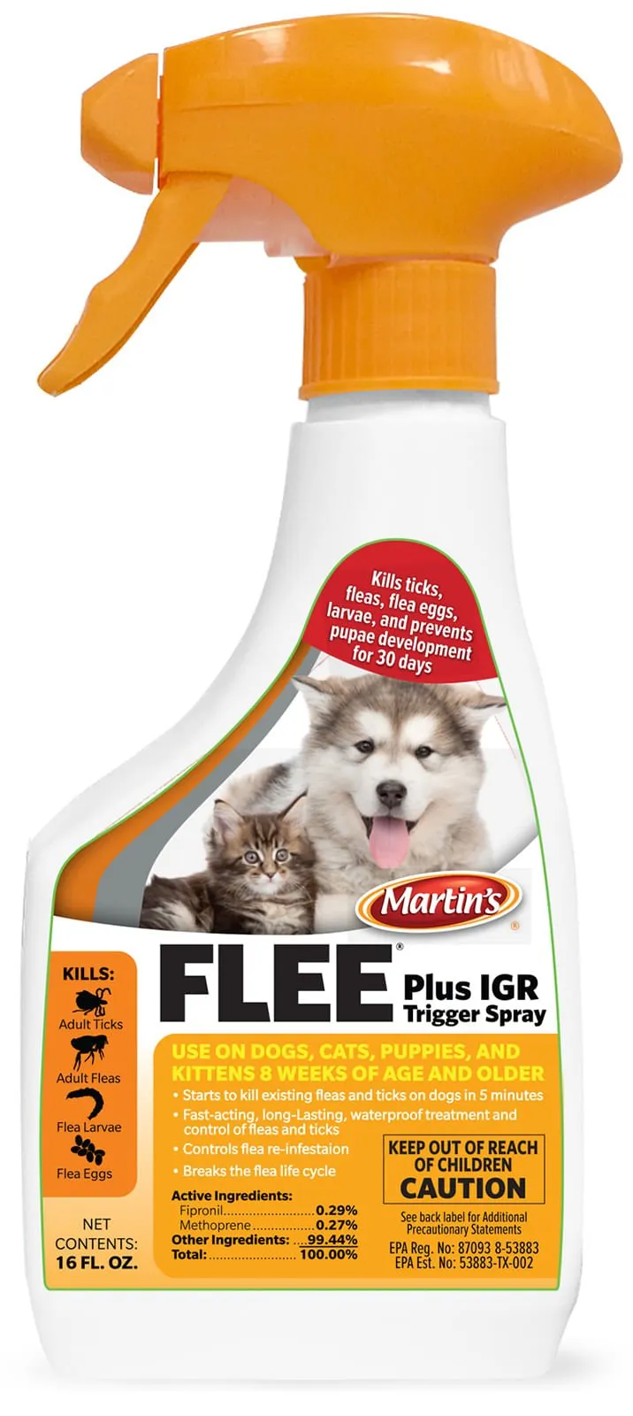 Martin's Flee Plus IGR Trigger Spray