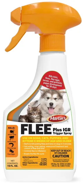 Martin's Flee Plus IGR Trigger Spray