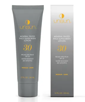 Mineral Tinted Face Sunscreen SPF 30 (Med/Dark)