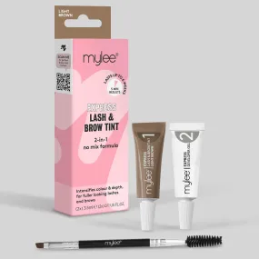 Mylee Express 2 in 1 Lash and Brow Tint - Light Brown