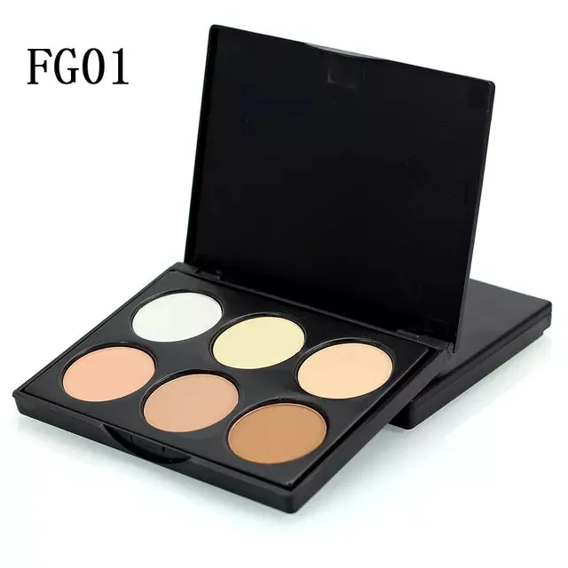 NEW Colors Oil-Control Facial Powder Powder Blusher Shadow Repair Brighten Concealer Foundations Makeup Powder Contour Palette