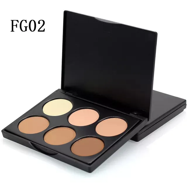 NEW Colors Oil-Control Facial Powder Powder Blusher Shadow Repair Brighten Concealer Foundations Makeup Powder Contour Palette