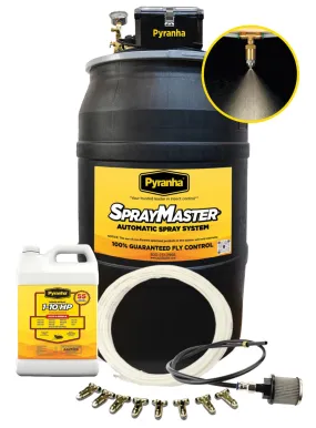 Pyranha SprayMaster Misting Barn Fly Spray System Kit