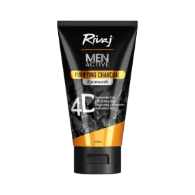 Rivaj Men Active Purifying Charcoal Face Wash 100ml