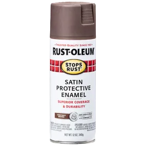 Rust-Oleum® Protective Enamel Spray Paint Satin Chestnut Brown
