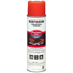 Rust-Oleum® System Water-Based Precision Line Marking Paint Fluorescent Red