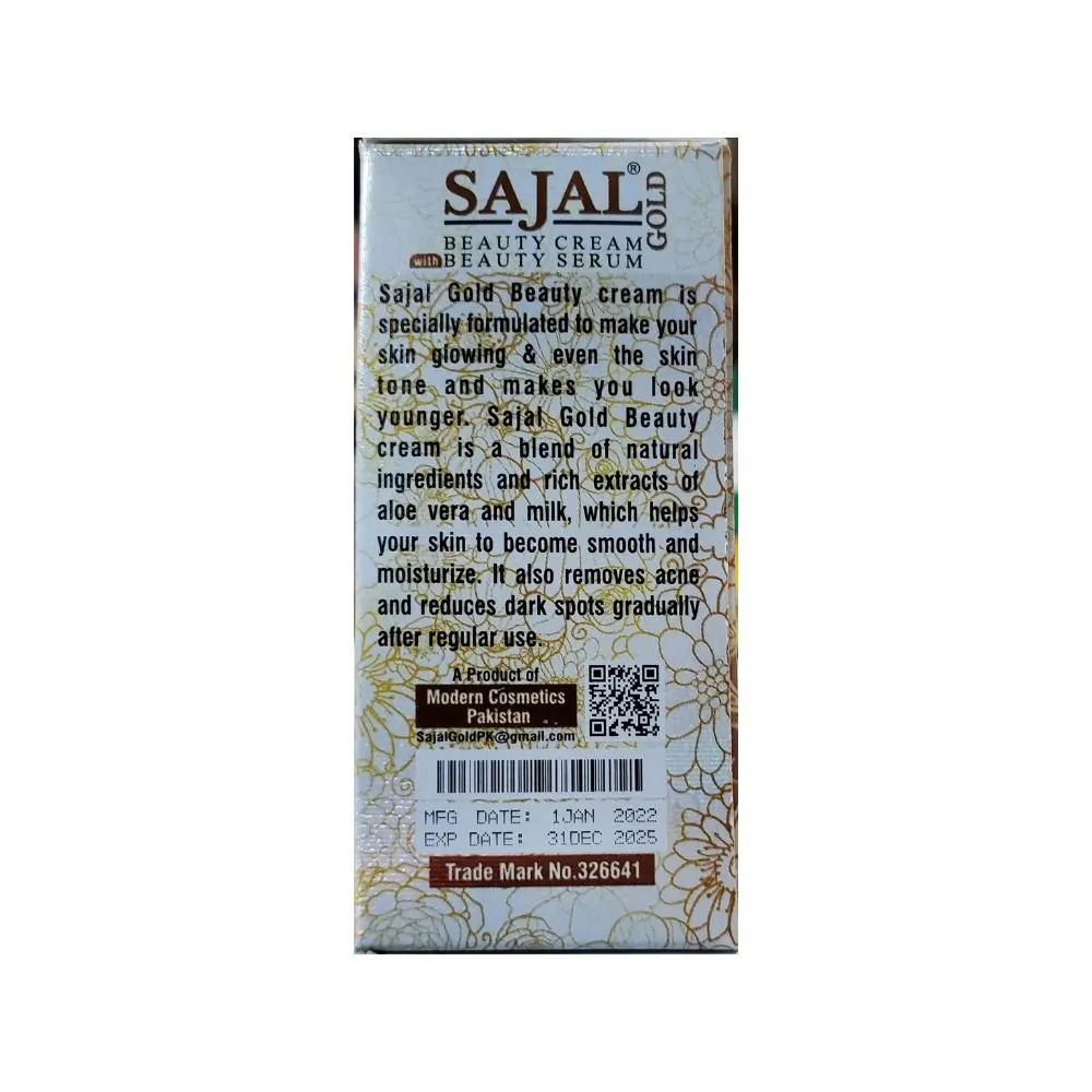 Sajal Gold Beauty Cream With Beauty Serum